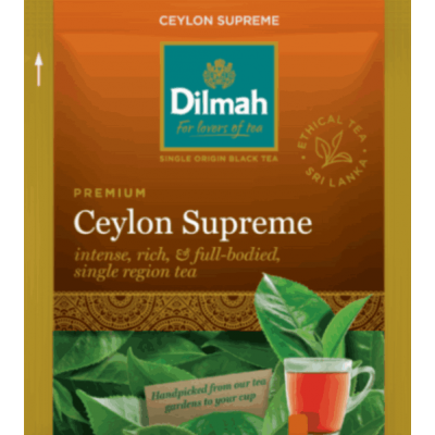 Dilmah Black Tea (100 Individual Tea Bags Foil Pouch)