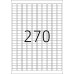 Herma Removable White Label 25'S A4 (12-270) - 2