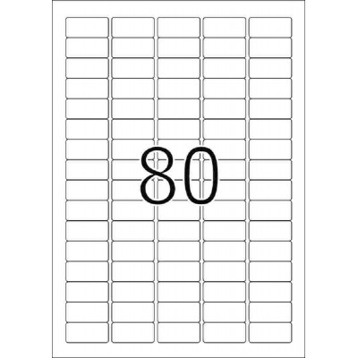 Herma Removable White Label 25'S A4 (12-270)