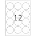 Herma Removable White Round Label 100'S (40mm, 60mm, 85mm) - 2