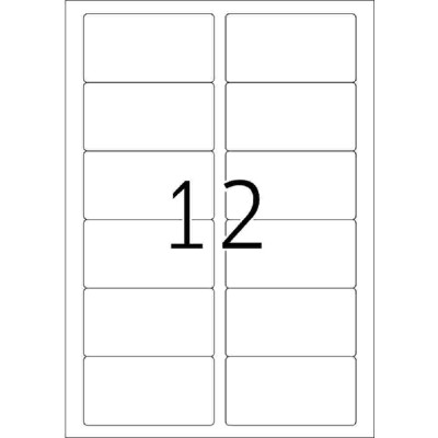Herma Removable White Label 25'S A4 (12-270)
