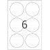 Herma Removable White Round Label 100'S (40mm, 60mm, 85mm) - 4