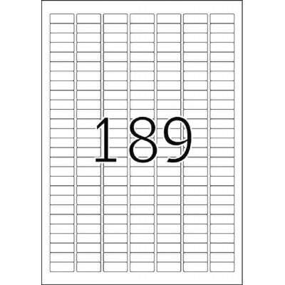 Herma Removable White Label 25'S A4 (12-270)