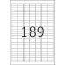 Herma Removable White Label 25'S A4 (12-270) - 3