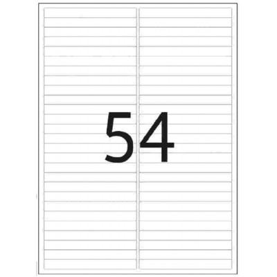 Herma Removable White Label 25'S A4 (12-270)