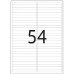 Herma Removable White Label 25'S A4 (12-270) - 9