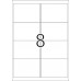 Herma Removable Address White Label 25'S A4 (8-14) - 4