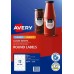 Avery White Round Labels (120 Labels) 60mm - 1