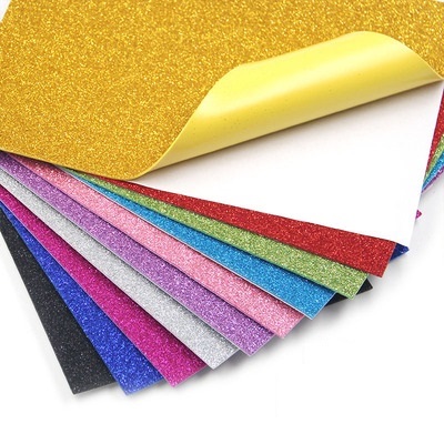 Eva Glitter Foam Sheet Self-Adhesive 10's A4