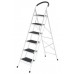 6-Step Foldable Steel Ladder w/Grip - 1