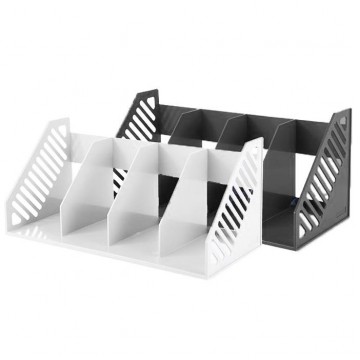 Sysmax 4-Section Book Rack