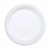 Plastic Plate 6" White 50'S - 1