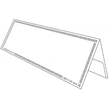 SureMark Double-Sided Card Stand 180 x 65mm SureMark Double-Sided Card Stand 180 x 65mm