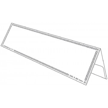 SureMark Double-Sided Card Stand 250 x 80mm SureMark Double-Sided Card Stand 250 x 80mm