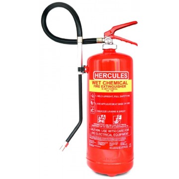 Hercules Wet Chemical 6L Fire Extinguisher Hercules Wet Chemical 6L Fire Extinguisher