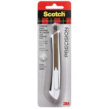 3M TI-KS Scotch Titanium Utility Knife 9mm 3M TI-KS Scotch Titanium Utility Knife 9mm