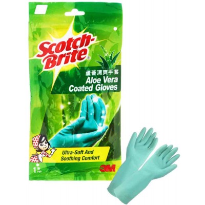 3M Scotch-Brite Comfort Plus Aloe Vera Coated Gloves