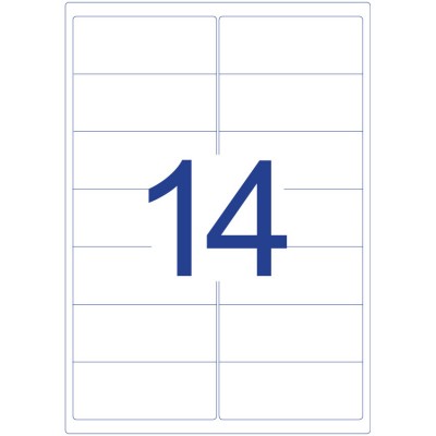 Avery Crystal Clear Labels 25'S A4
