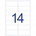 Avery Crystal Clear Labels 25'S A4 - 6