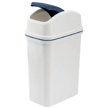 Plastic Flip Lid Waste Bin (261 x 170 x 425mm) 10L