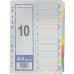 Paper Divider 10-Colour (5 Sets) 120gsm A4 - 1