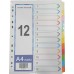 Paper Divider 12-Colour (4 Sets) 120gsm A4 - 1