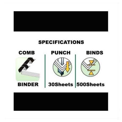 Fellowes Orion-E500 Electric Heavy-Duty Comb Binder
