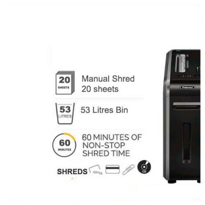 Fellowes Powershred Professional Shredder 125Ci Cross Cut 18 Sheets