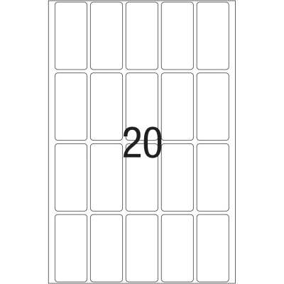 Herma Multi-Purpose White Labels 32'S (20-120)