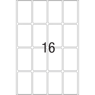 Herma Multi-Purpose White Labels 32'S (3-16)
