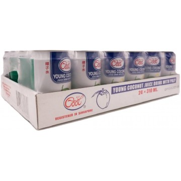 Ice Cool Young Coconut Water Can (24 Cans) 310ml