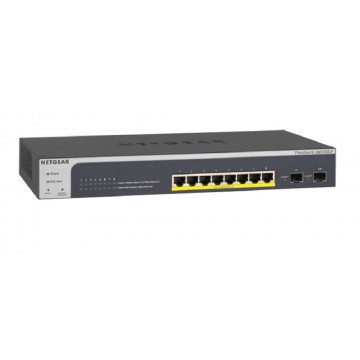 NETGEAR 10-Port PoE Gigabit Ethernet Smart Managed Pro Switch GS510TLP NETGEAR 10-Port PoE Gigabit Ethernet Smart Managed Pro Switch GS510TLP
