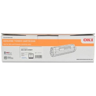 OKI Toner Cartridge (C831) Black