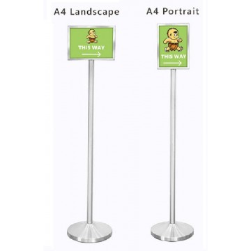 Double-Sided Sign Stand (Portrait, Landscape) A4