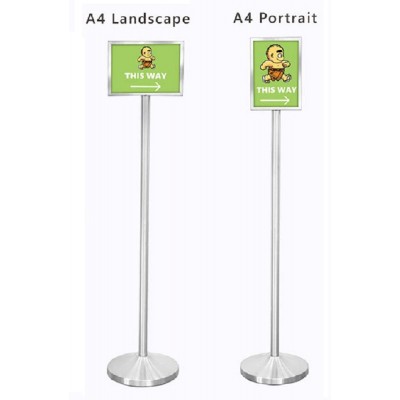 Double-Sided Sign Stand (Portrait, Landscape) A4