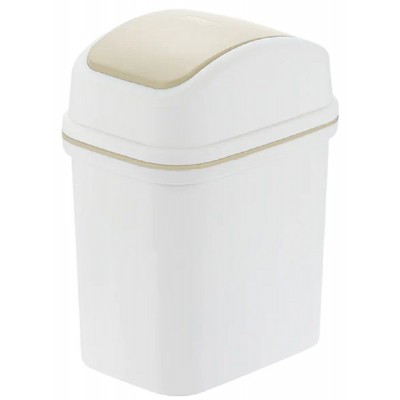 Plastic Flip Lid Waste Bin (226 x 167 x 300mm) 5L