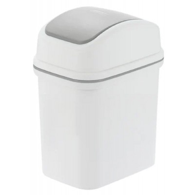 Plastic Flip Lid Waste Bin (226 x 167 x 300mm) 5L