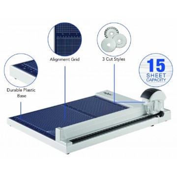 Rexel ClassicCut-1215P Personal Trimmer A4 15 Sheets