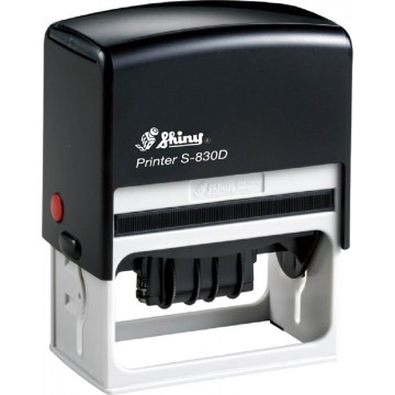 Shiny S-830D Custom-Made Self-Inking Stamp (75 x 38mm)