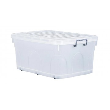 Storage Box w/Wheels (70 x 48 x 32cm) 67L