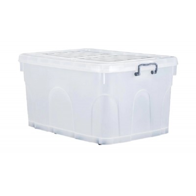 Storage Box w/Wheels (79 x 54 x 39.5cm) 124L