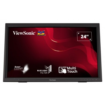 ViewSonic Ergonomic Full HD VA-Panel TD2423 Business Infrared Touch Monitor 24