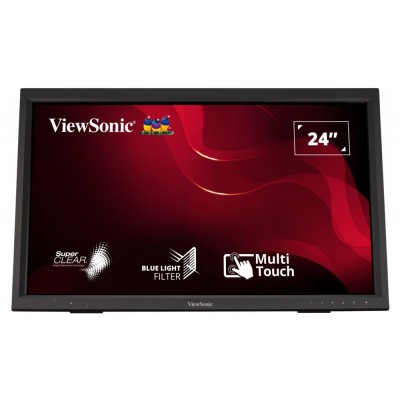 ViewSonic Ergonomic Full HD VA-Panel TD2423 Business Infrared Touch Monitor 24"
