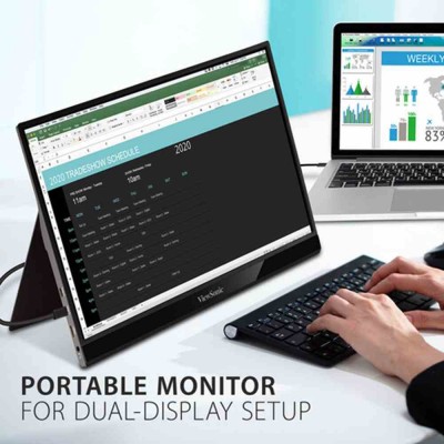 ViewSonic Portable USB-C Full HD IPS-Panel VG1655 Business Monitor 16"