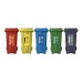 Mobile Waste Bin w/Recycle Label (470 x 540 x 940mm) 120L - 2