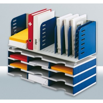 Styrorac Sorting Station w/8 Dividers and 3 Trays Grey/Black