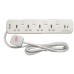 4-Way Universal Extension Socket Cable 3.0m with 2 USB - 1