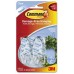 3M Command 17091CLR Damage-Free Hanging Clear Hook Medium 2’S 900g - 1