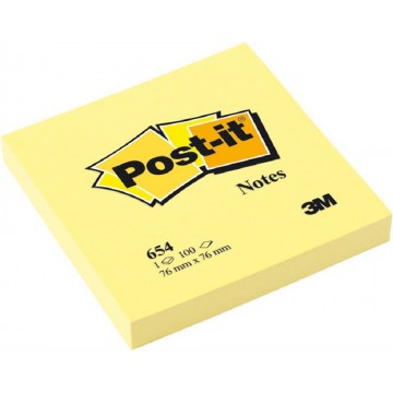 3M Post-it Notes 654CY (3" x 3") 3M Post-it Notes 654CY (3" x 3")