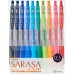 Zebra Sarasa Clip Gel Ink Pen 0.5mm Retractable 10'S - 1